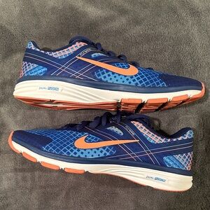 Nike Flywire Blue and Orange Sneakers